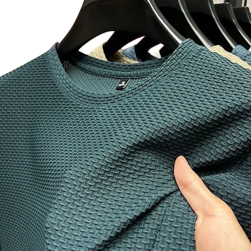 T-shirt homme été soie glacée – manches courtes