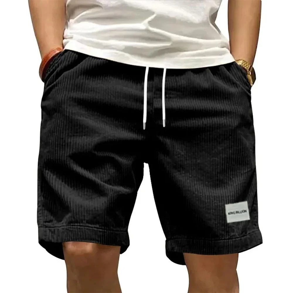 Short cargo vintage en velours - Homme