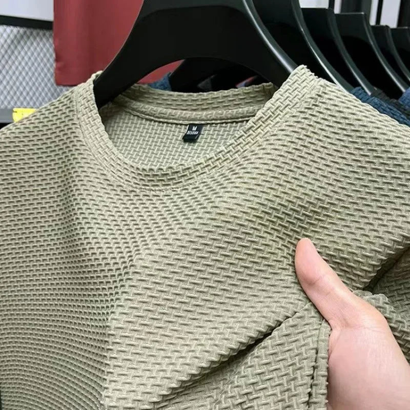 T-shirt homme été soie glacée – manches courtes