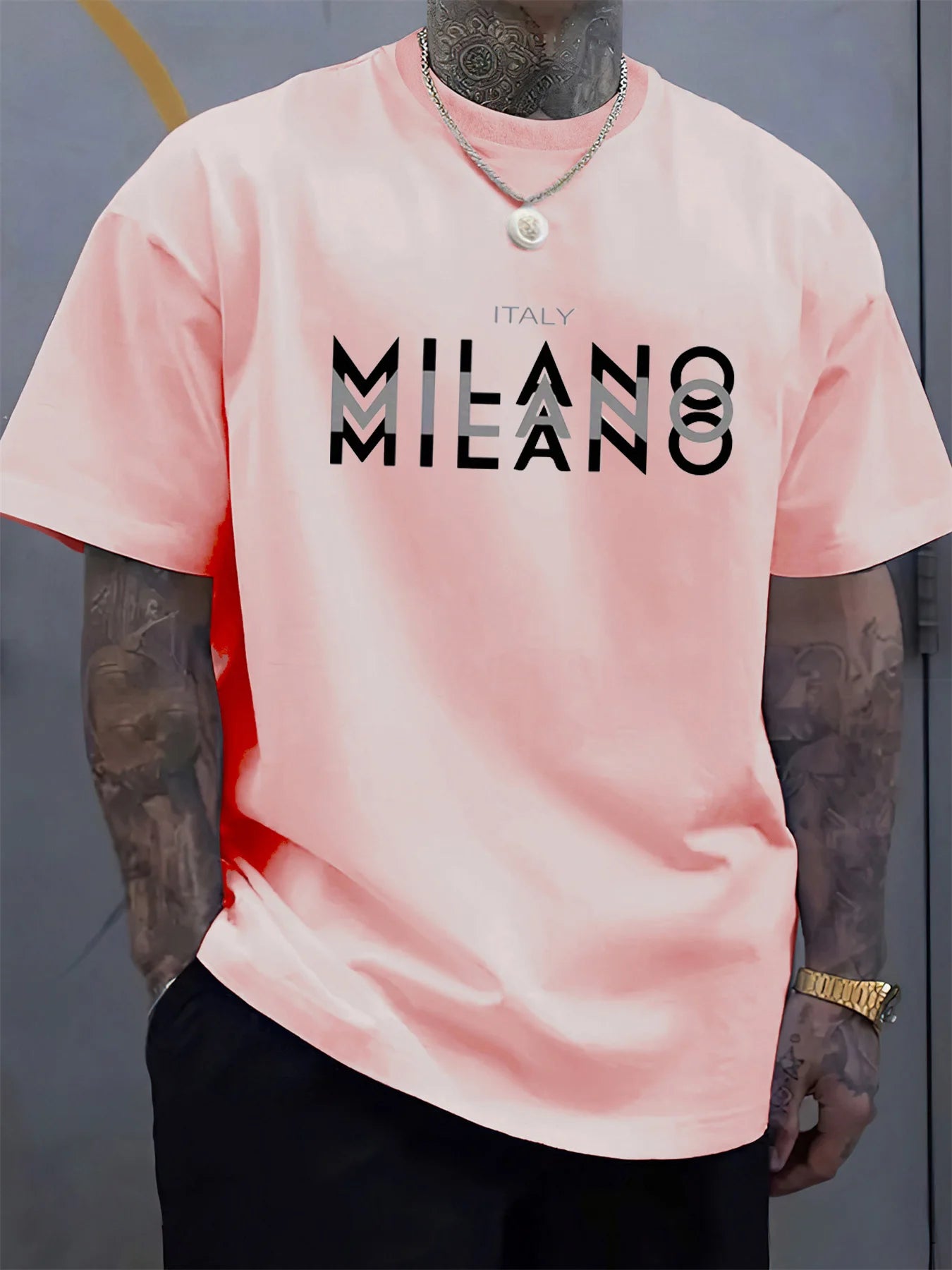 T-shirt homme été – ITALY MILANO