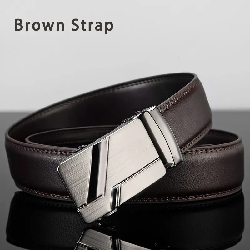 Ceinture homme business – haute qualité, boucle auto