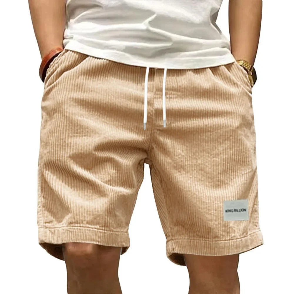 Short cargo vintage en velours - Homme