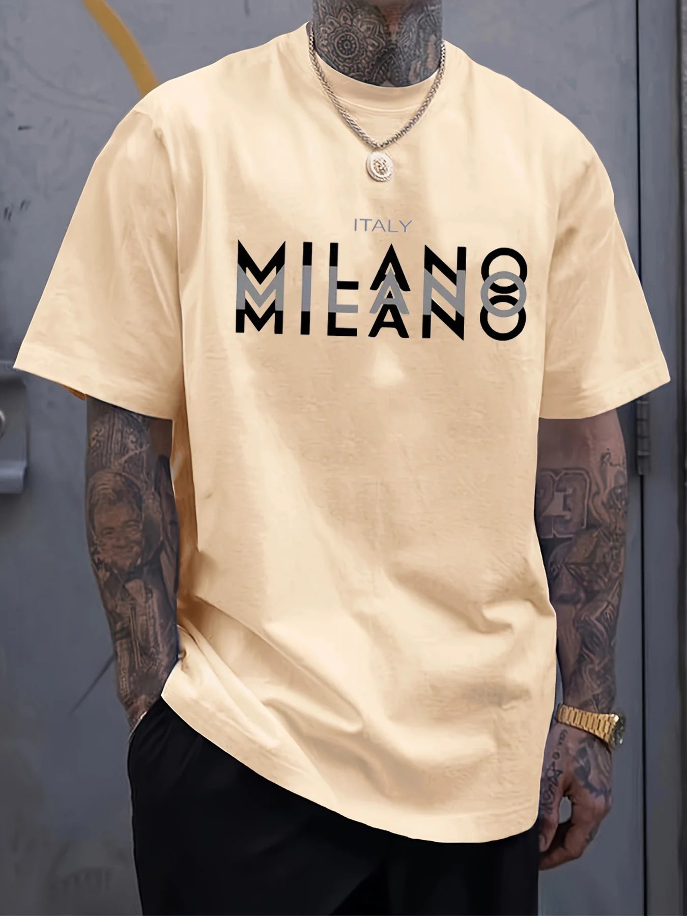 T-shirt homme été – ITALY MILANO