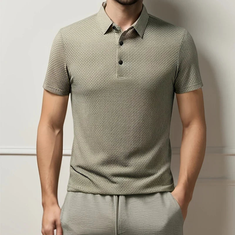 Polo homme – uni/confortable