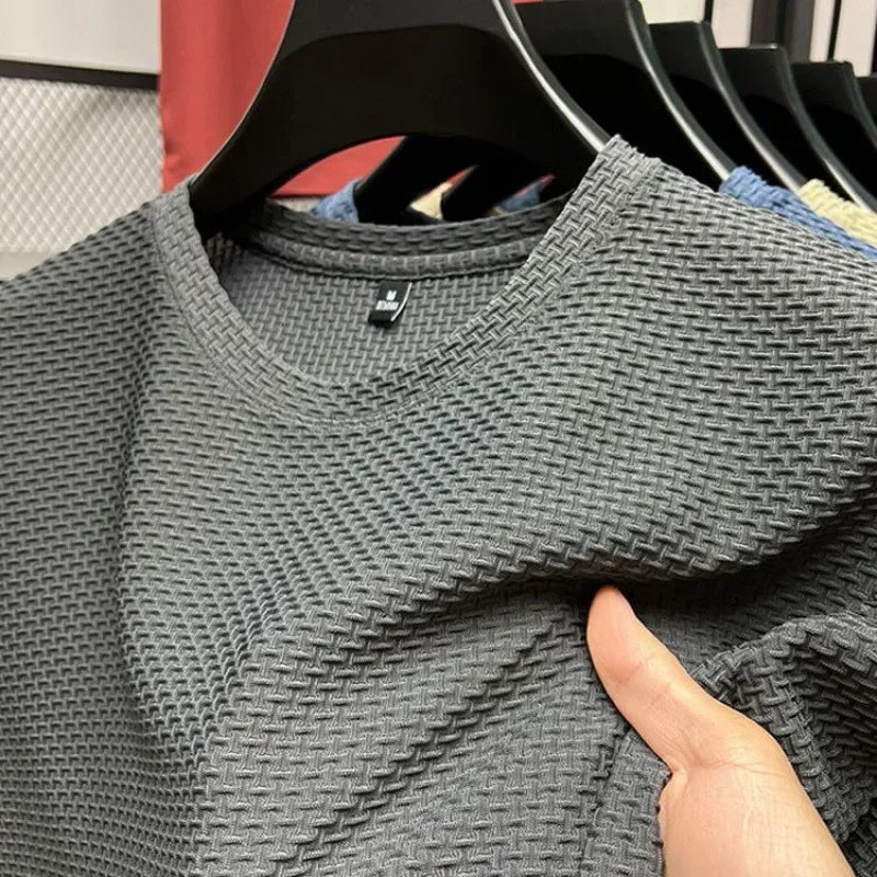 T-shirt homme été soie glacée – manches courtes