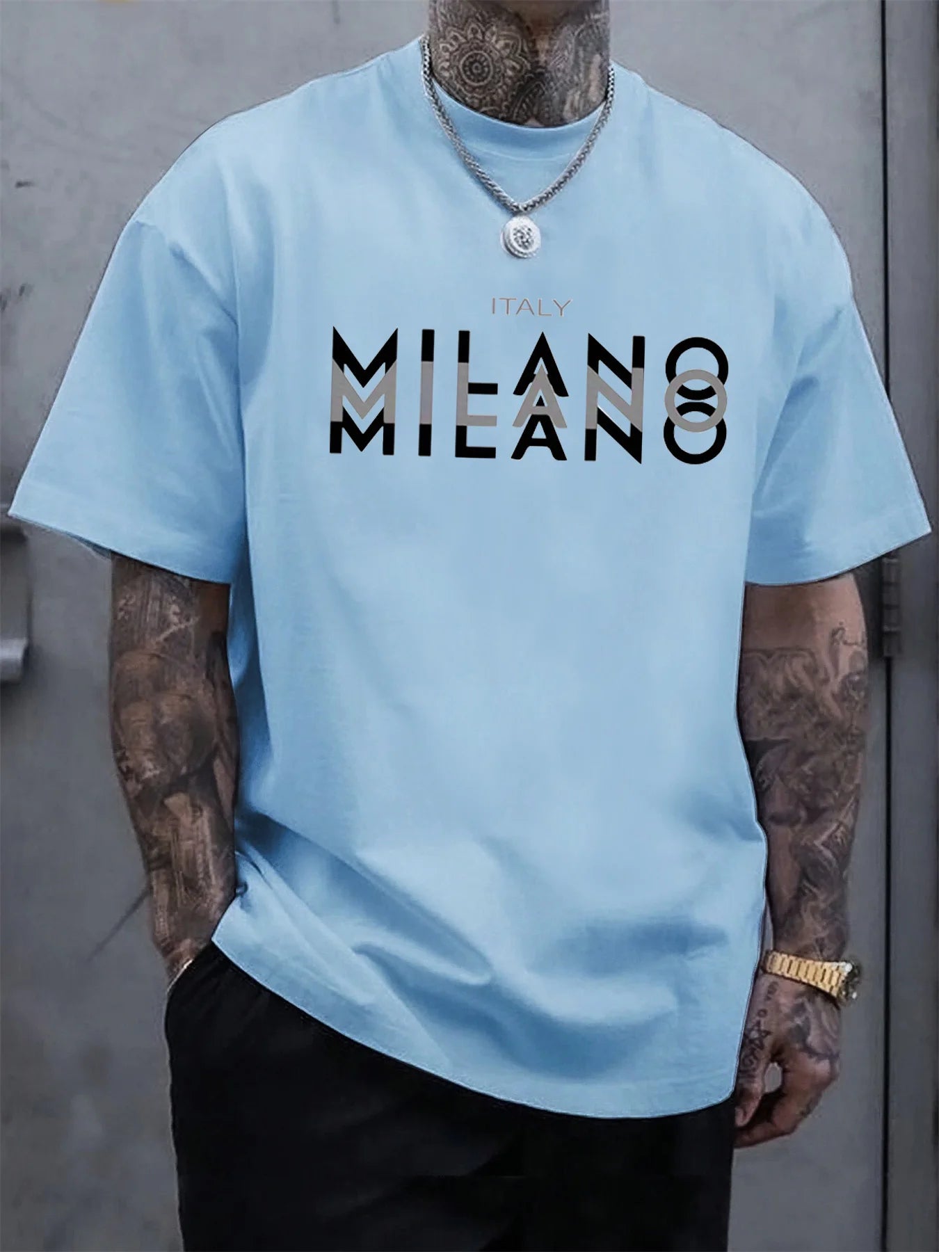 T-shirt homme été – ITALY MILANO