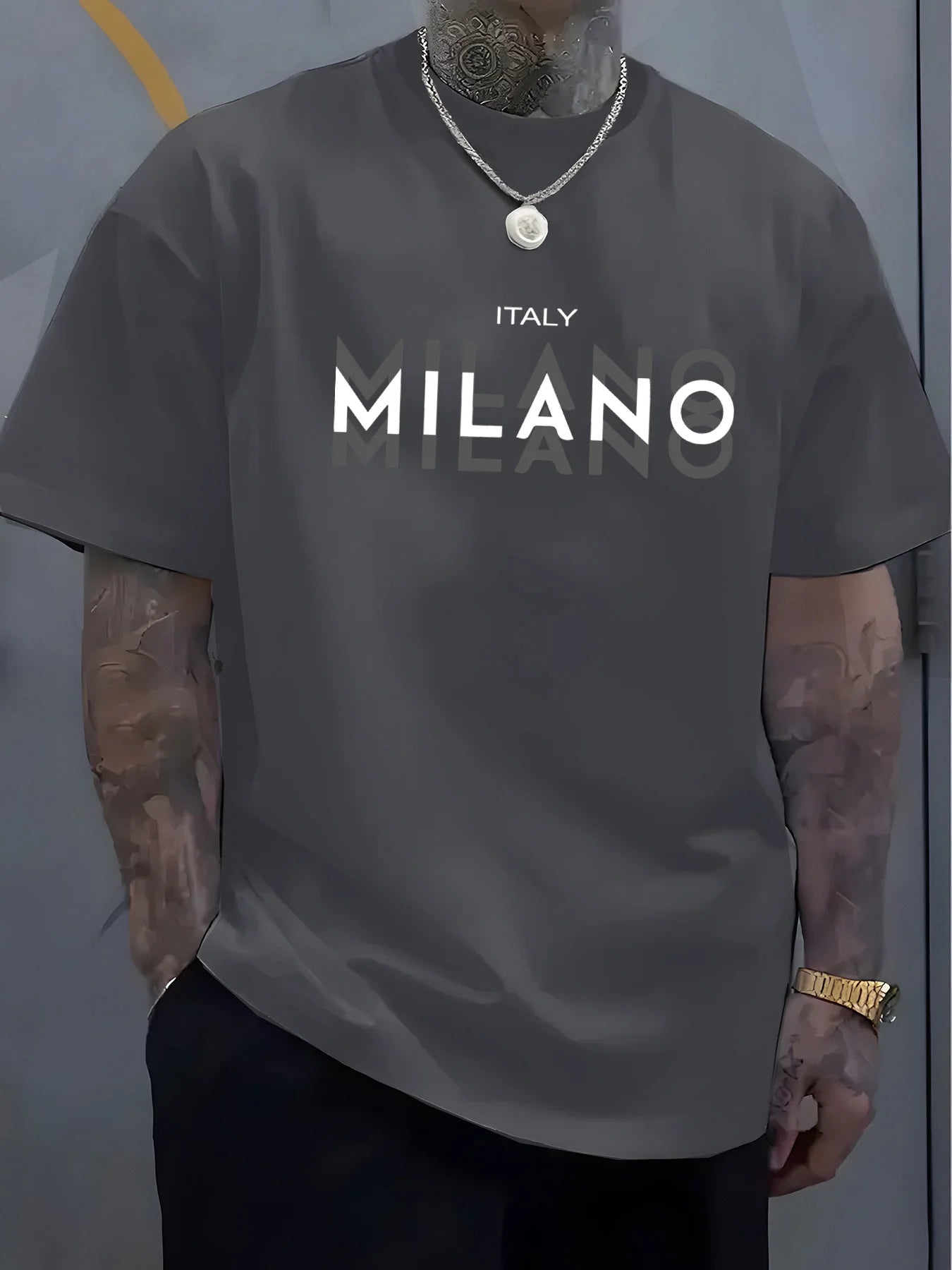 T-shirt homme été – ITALY MILANO