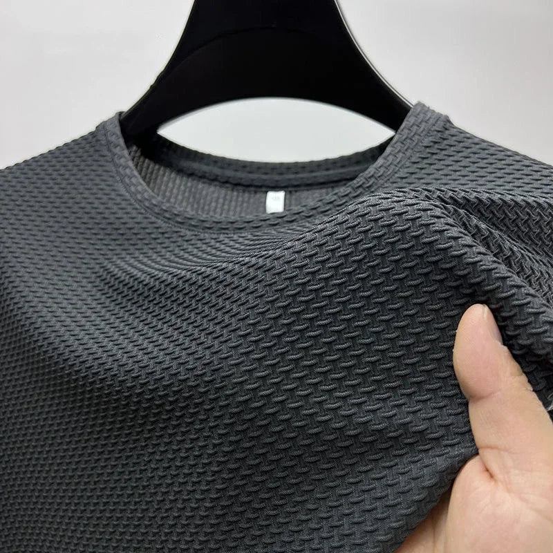 T-shirt homme été soie glacée – manches courtes