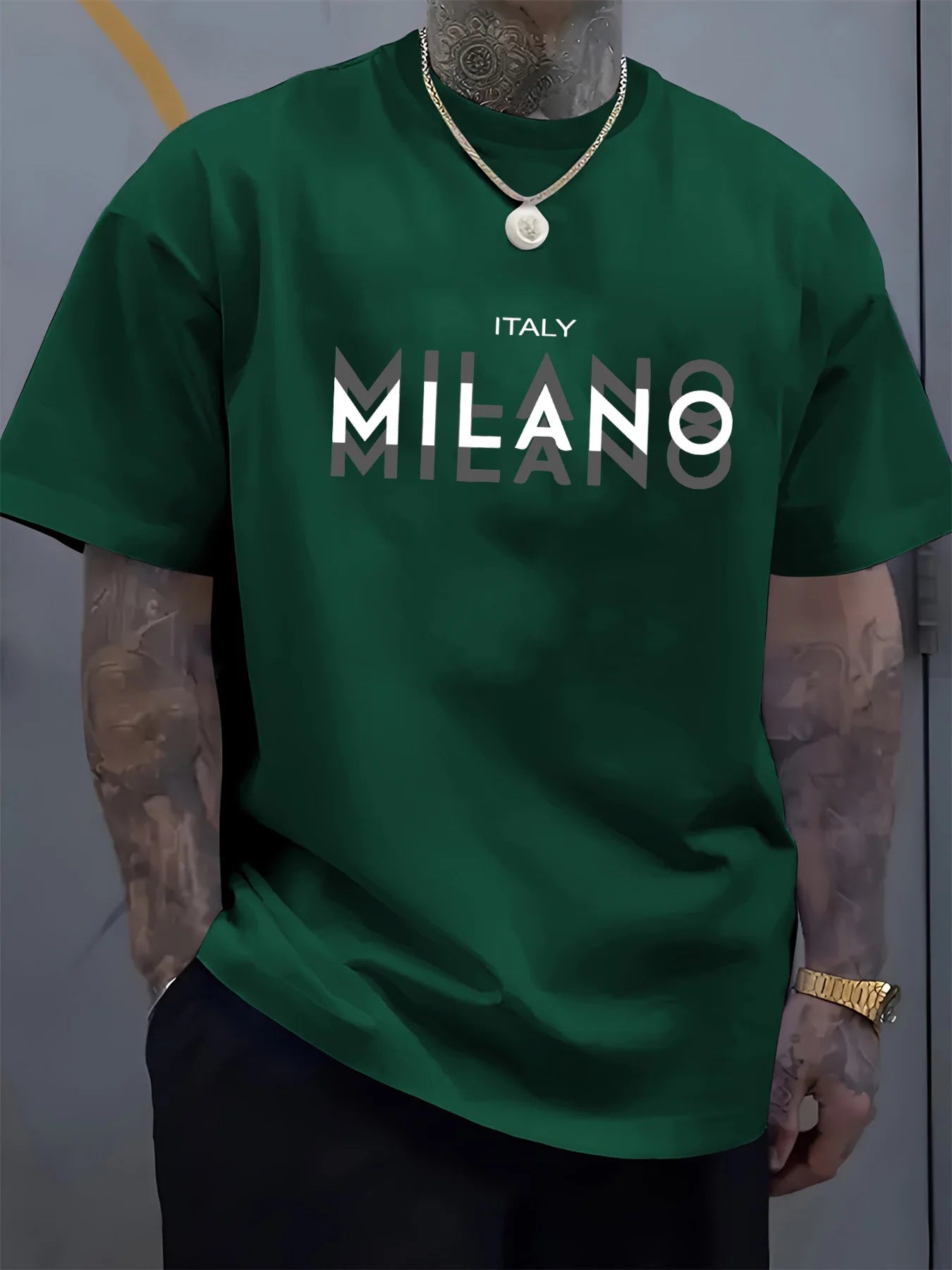 T-shirt homme été – ITALY MILANO