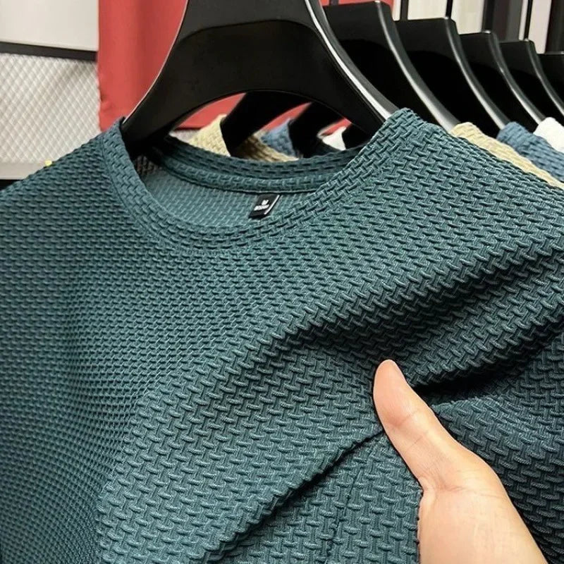 T-shirt homme été soie glacée – manches courtes