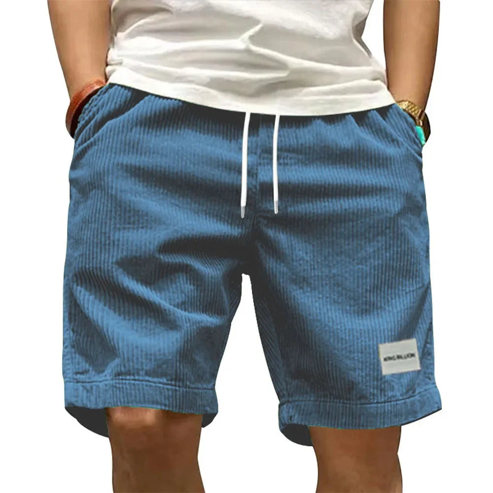Short cargo vintage en velours - Homme