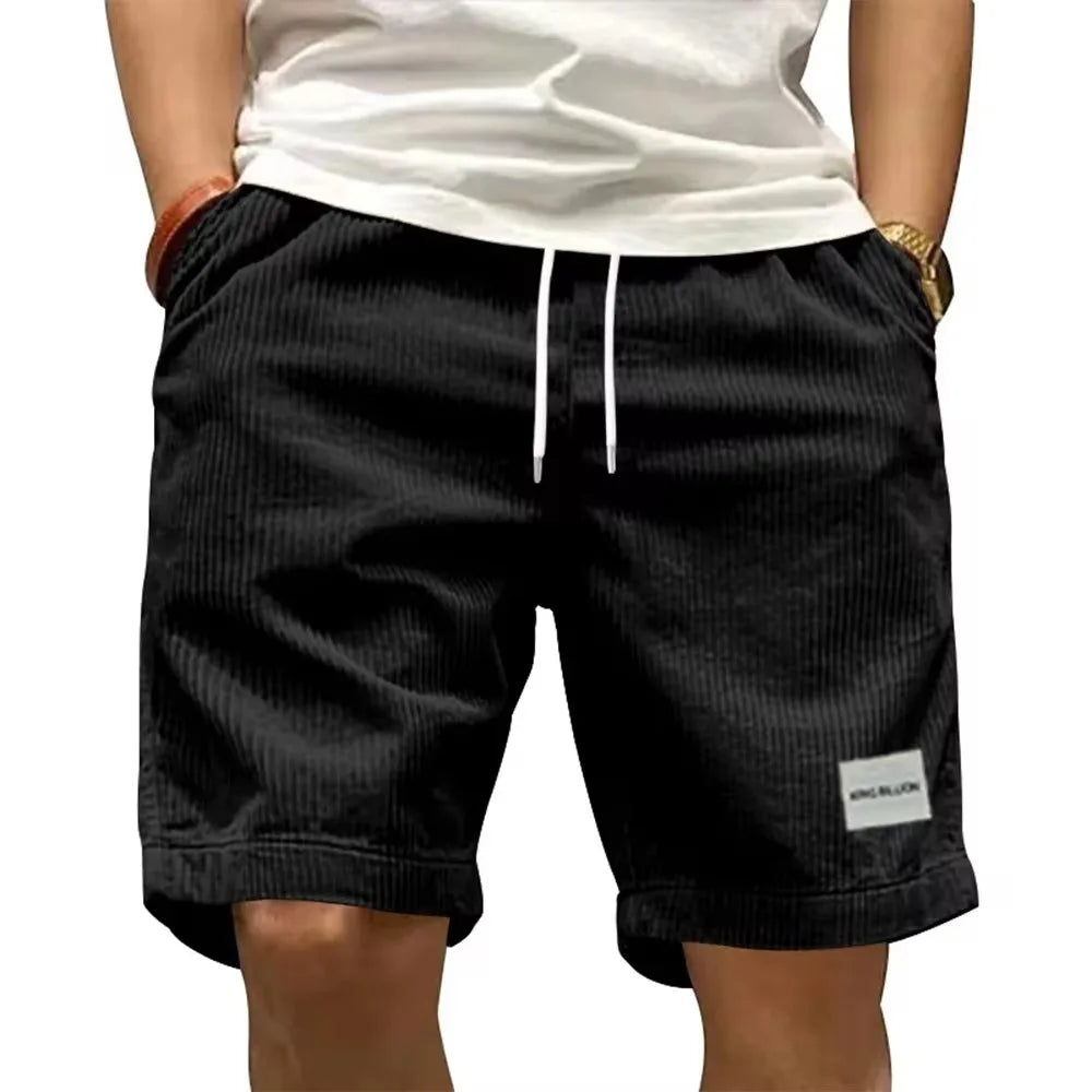 Short cargo vintage en velours - Homme