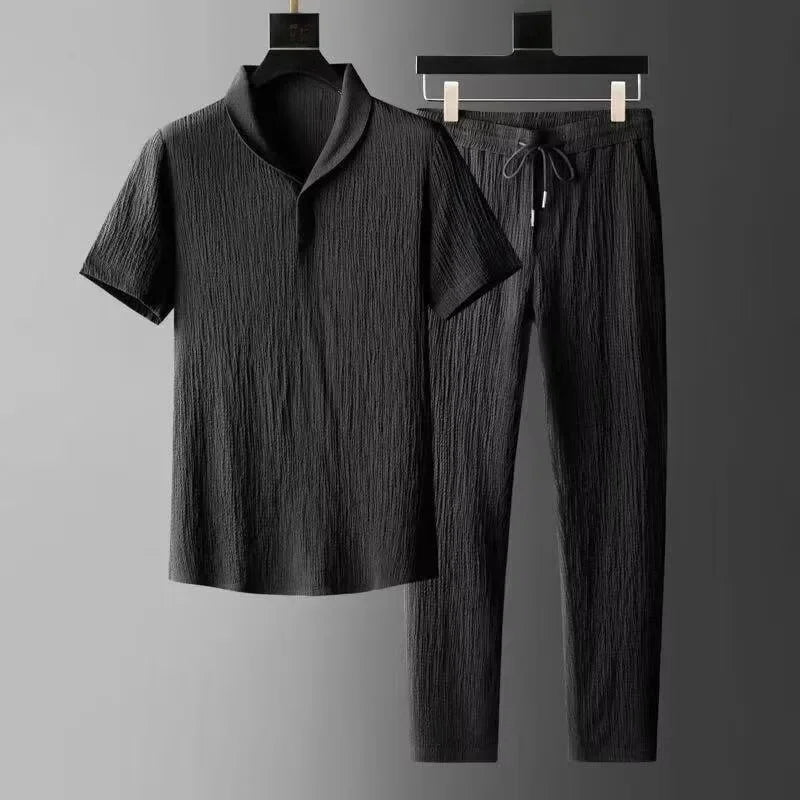 Set Homme Été Ultra-Léger – Élégance Décontractée en Lin