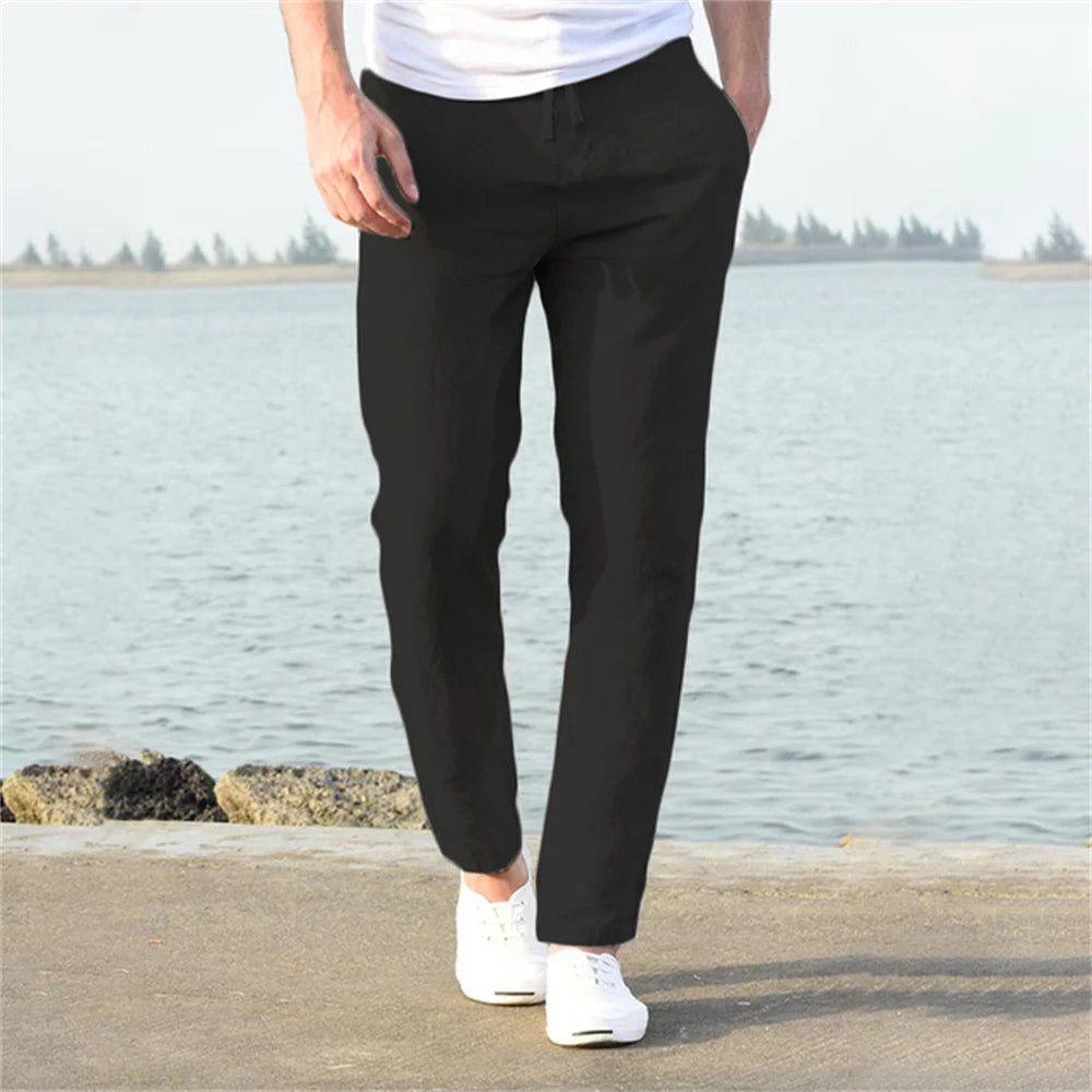 Pantalon Homme Léger – Lin & Coton