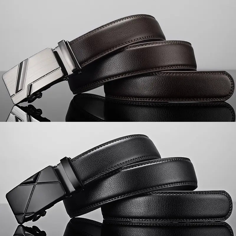 Ceinture homme business – haute qualité, boucle auto