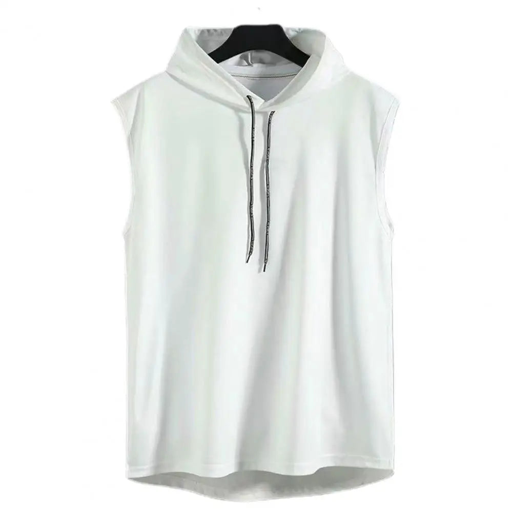 Débardeur capuche homme – casual sport uni