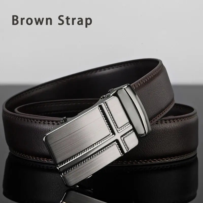 Ceinture homme business – haute qualité, boucle auto