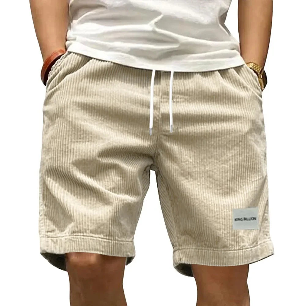 Short cargo vintage en velours - Homme